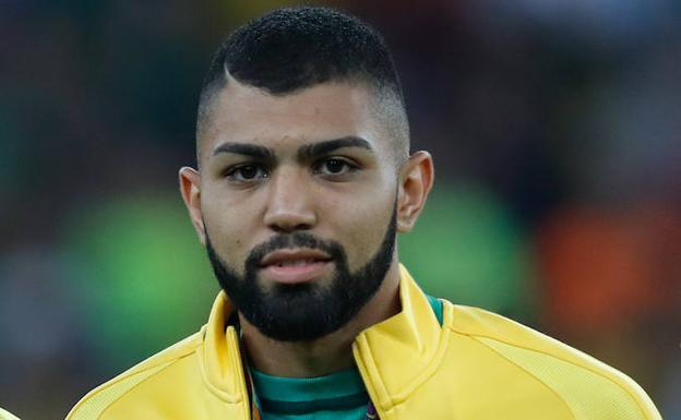Gabriel Barbosa, con el oro en los Juegos de Río de Janeiro.