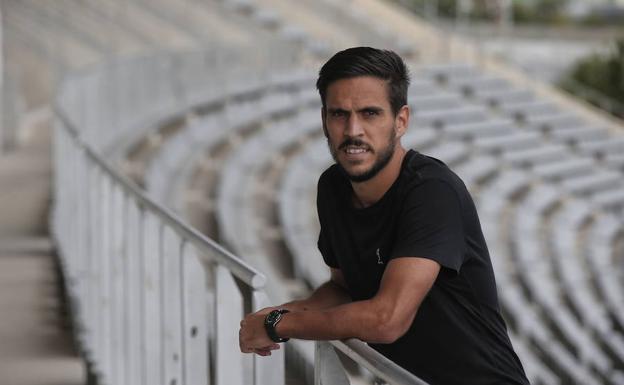 Recio,en una imagen de archivo en La Rosaleda. /Ñito Salas