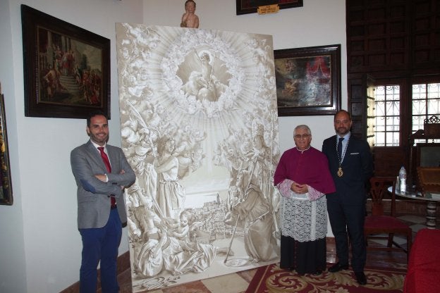 Entrega del lienzo al Cabildo de la Catedral. :: eduardo nieto
/
