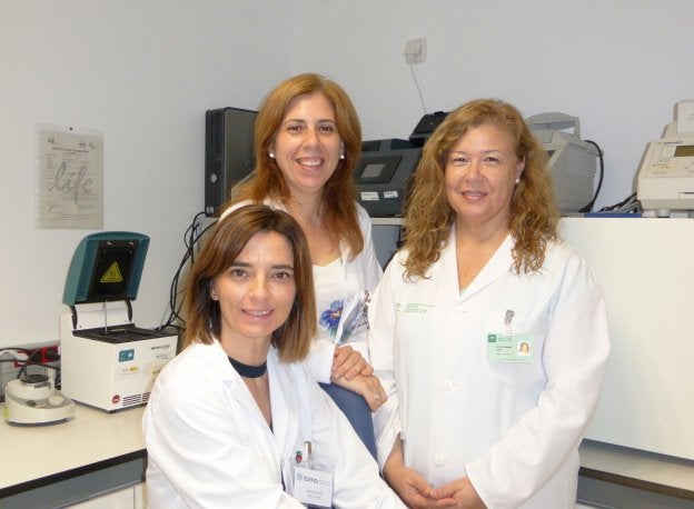 Laura Leyva, María Jesús Pinto y Patricia Urbaneja componen el equipo. :: sur