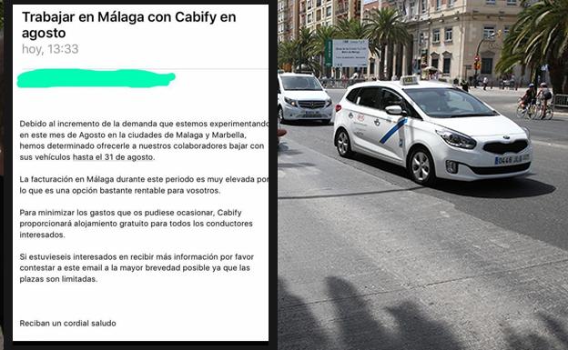 La notificación de Cabify