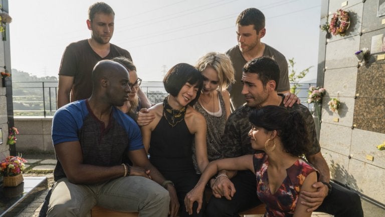 Los protagonistas de 'Sense8'./