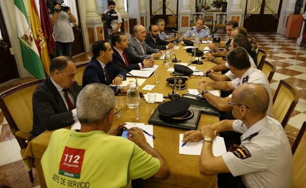 Reunión de la Junta Local de Seguridad.