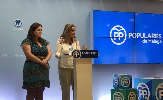 Marifrán Carazo, este martes en rueda de prensa.