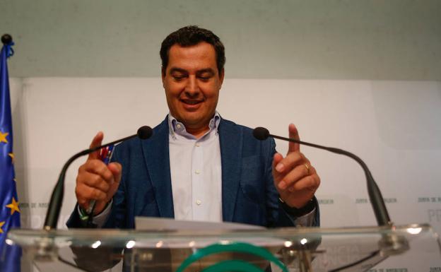 El dirigente popular Juanma Moreno.