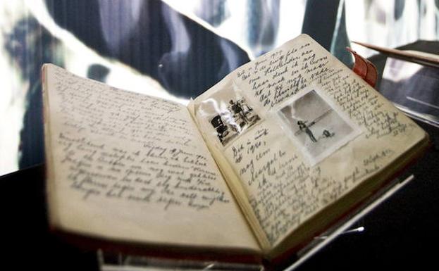 Un facsímil del 'Diario de Ana Frank'./Ade Johnson