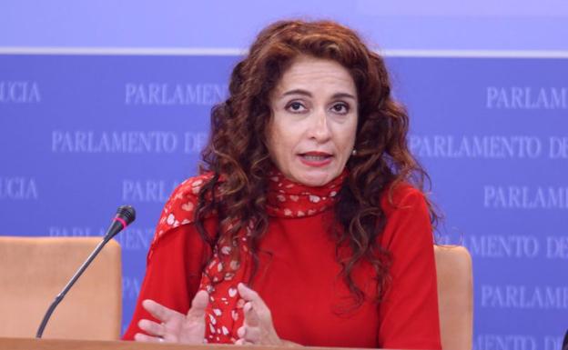 María Jesús Montero, durante su comparecencia hoy ante los medios./EP