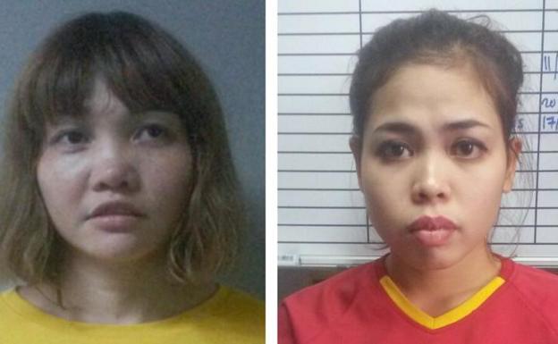 La vietnamita Doan Thi Huong (izquierda) y la indonesia Siti Aisya. /Efe