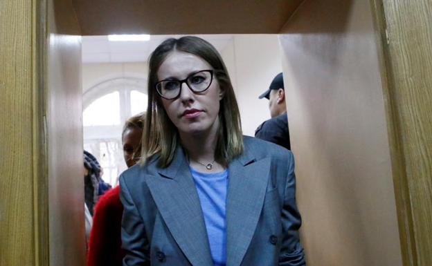 Ksenia Sobchak./Sergei Karpukhin (Reuters)