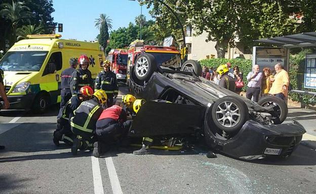 Imagen del accidente