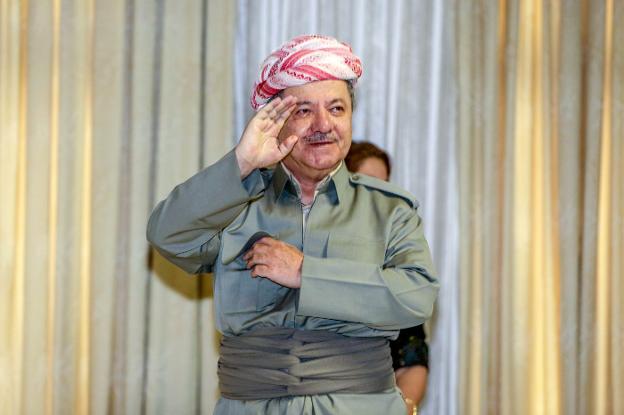 El presidente kurdo Masouf Barzani. :: r. c./