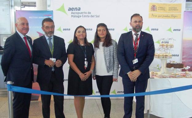 De izquierda a derecha, Ricardo Palazuelos, Salvador Merino, Rocío Fernández, Elsa Kiefer y Pedro Linero./