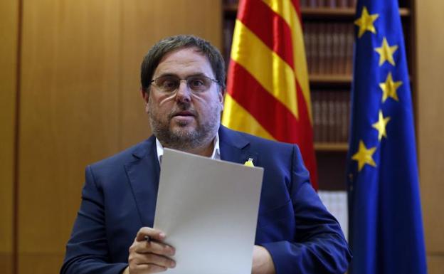 Oriol Junqueras./Alejandro García (Efe)