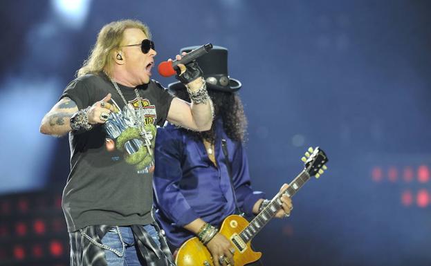 Axl Rose y Slash./Ignacio Pérez