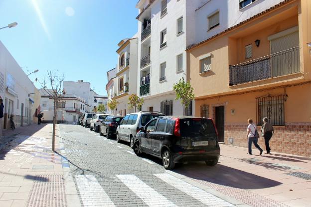 Las obras se centran en las redes de saneamiento, canalizaciones y pavimentación. /Charo Márquez