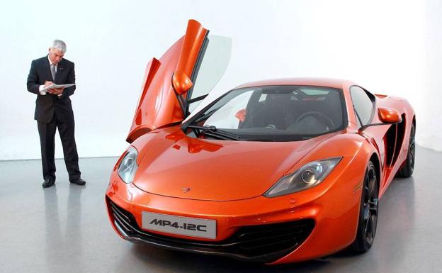 El McLaren MP4-12C, una de sus creaciones más recientes.