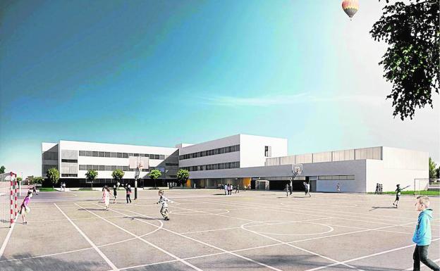 Imagen virtual del futuro instituto de Teatinos/. SUR