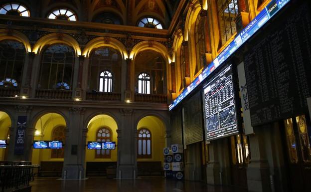 Interior de la Bolsa de Madrid./J.P. Gandul (Efe)