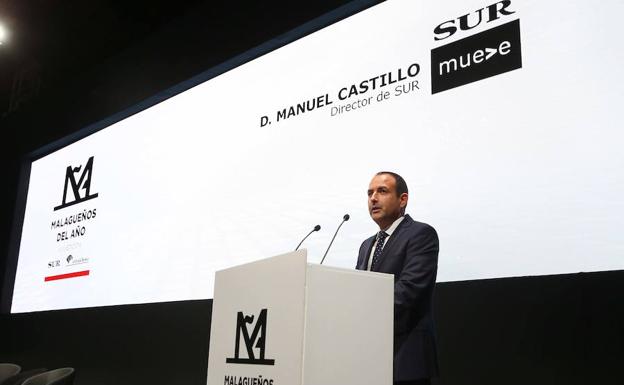 Manuel Castillo, durante su intervención./Salvador Salas