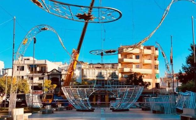 Mula publicó esta foto del montaje sin que aún se hubiera adjudicado. /Facebook