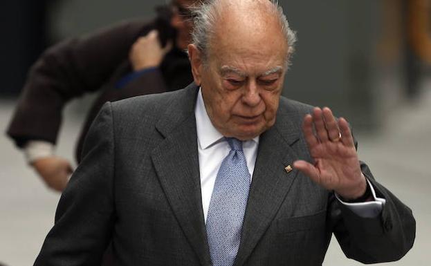Pujol, a su llegada a la Audiencia Nacional. /Sergio Pérez (Reuters)