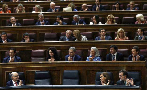 Una sesión en el Congreso de los Diputados. /Sergio Barrenechea (Efe)