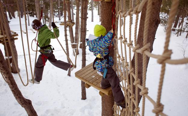 El Parque de Aventuras de La Molina ofrece diversión a partir de 4 años/La Molina
