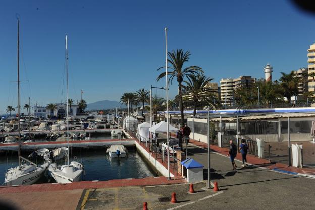 Vista general del Puerto Deportivo de Marbella. /