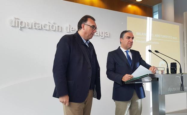 Bendodo, durante la rueda de prensa este jueves./Salvador Salas