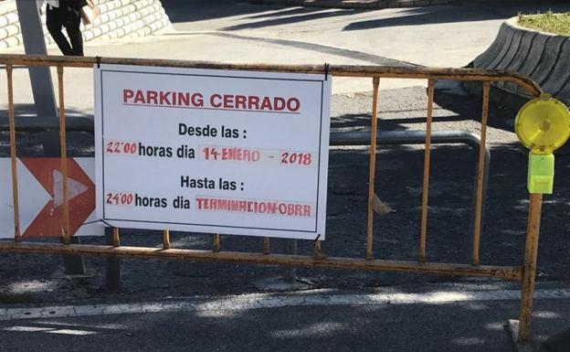 El aparcamiento del Hospital Materno cerrará por fases durante unas obras