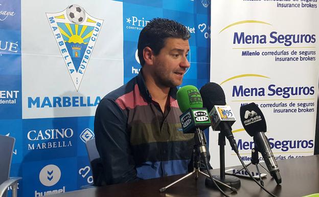 Fernando Estévez, en rueda de prensa. /Julio Rodríguez