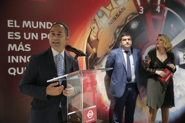 Marco Toro, durante el acto de inauguración. :: ñito salas/