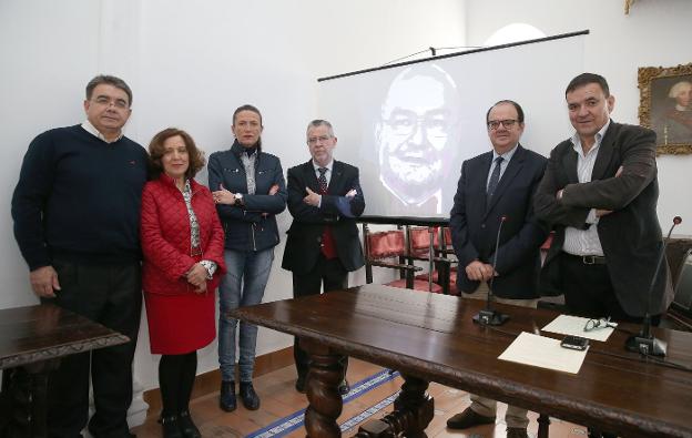 Rafael Centeno, Mari Luz Reguero, Sonia Hurtado, José Mª Ruiz Povedano, Juan Ignacio Montañez y Pedro Luis Gómez. /Salvador Salas