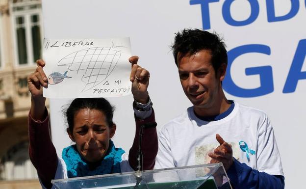 Patricia Ramírez y Ángel Cruz./EFE