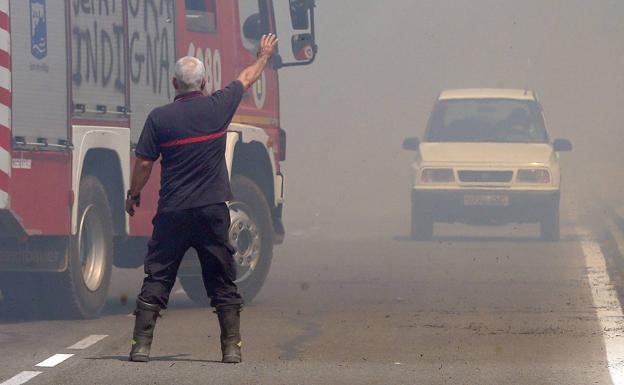 Uno de los incendios a los que se refería la denuncia/SUR