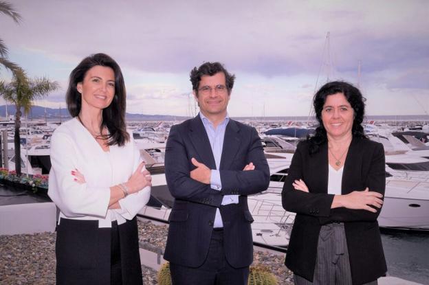 Pilar León, Juan Núñez y Ana Sánchez. /SUR