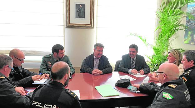 Junta Local de Seguridad celebrada ayer. /Charo Márquez