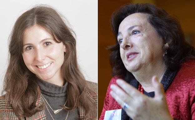 María Hervás y Carmen Sarmiento (archivo)./