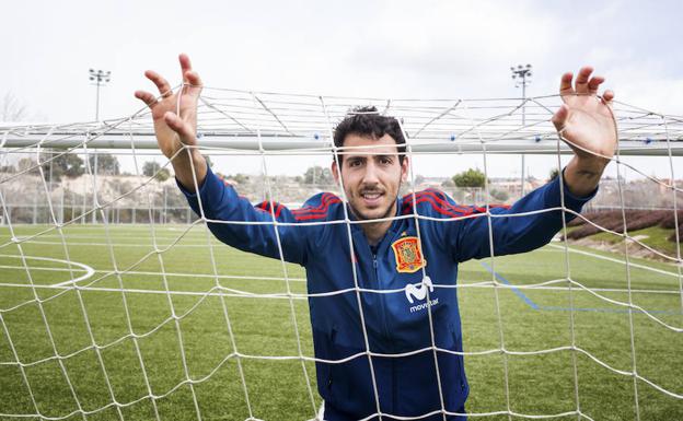 Dani Parejo, en la Ciudad del Fútbol de Las Rozas./Ignacio Gil