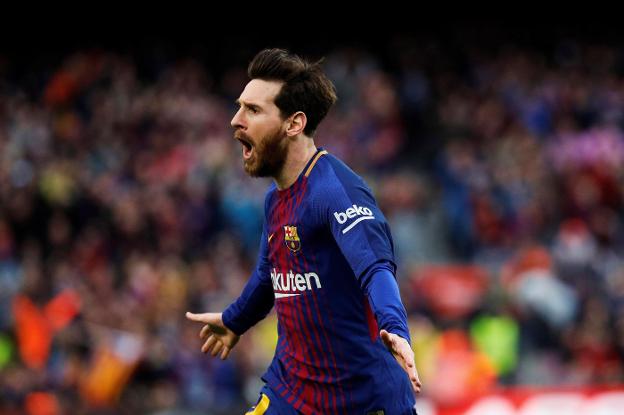 Messi. :: alejandro garcía. efe/