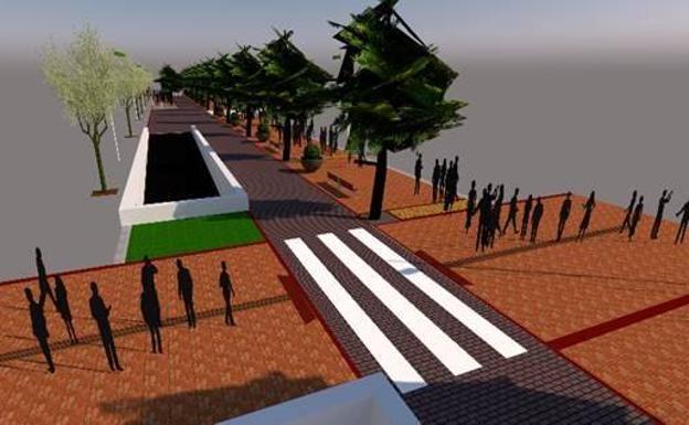 La actuación prevé reurbanizar el vial comprendido entre las calles Antonio Chacón y Niño de la Gloria. /SUR