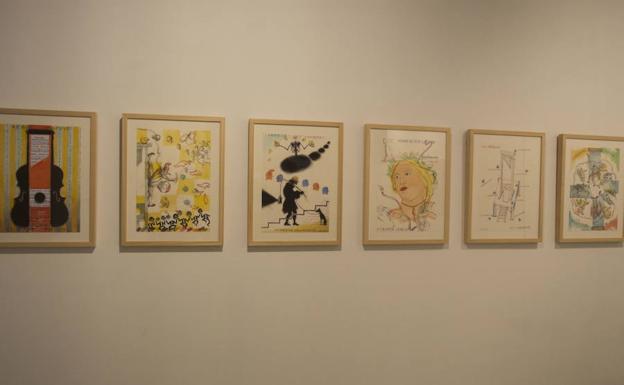 Varias de las obras que forman parte de la exposición. /Fran Acevedo