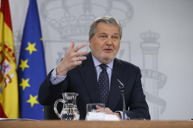 El ministro Portavoz, Íñigo Méndez de Vigo, ayer. :: ep/