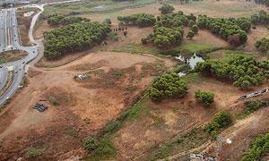 Imagen aérea del Campamento Benítez.:: SALVADOR SALAS/