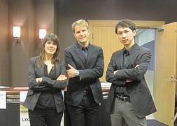 Ana García Puyol, con su equipo de la Universidad de Harvard. / SUR.es/