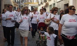 Protestas de los padres del colegio concertado Virgen del Mar. / E. CABEZAS/