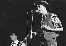 Javier Ojeda, en La Malagueta en 1988. Foto Salas/
