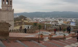 Aspecto del nuevo mirador de la muralla/