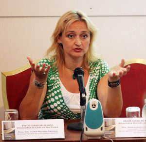 LENGUAJE. Susana Guerrero Salazar, ayer en San Roque. / A. C./