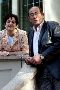 ANUNCIO. Lozano y Madrid, ayer en Barcelona. / JULIÁN MARTÍN. EFE/